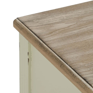 Mesita de Noche de Madera 3 Cajones 35 x 45 x 65 cm 