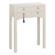 Consola de Madera 4 Cajones 26 x 63 x 85 cm 