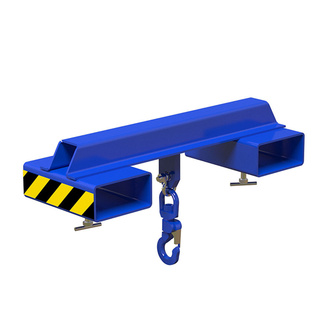 Implemento gancho cargador de metal para carretilla modelo VT