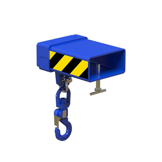 Implemento gancho cargador de metal para carretilla modelo VH
