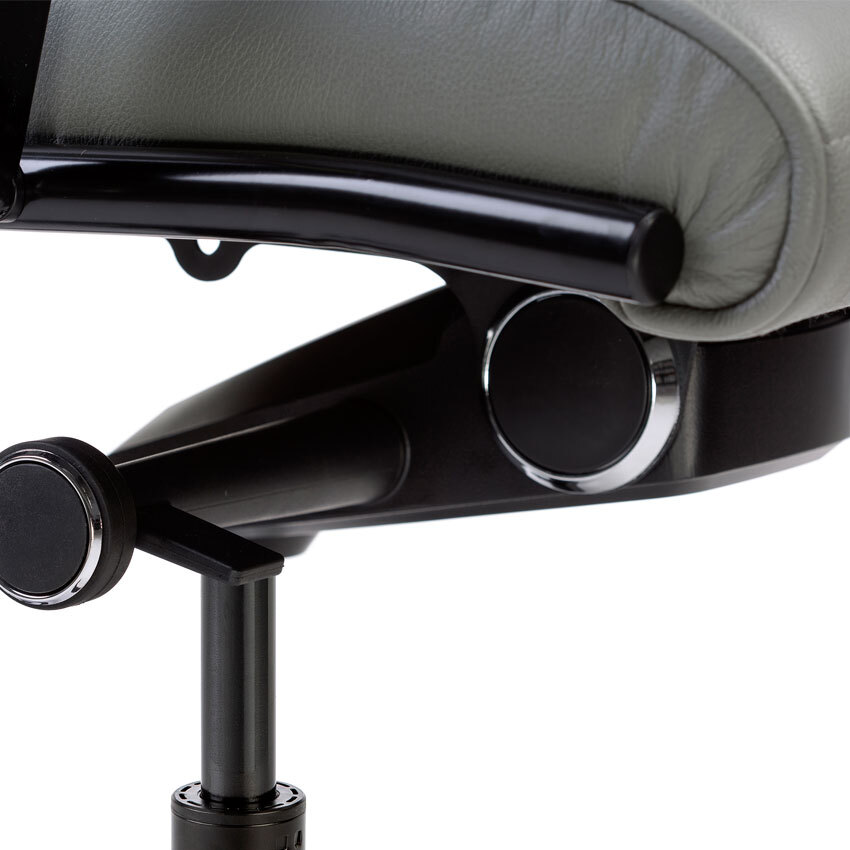 Sillón Dirección Trinity Alto Estructura Negra 