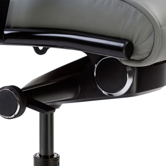 Sillón Dirección Trinity Alto Estructura Negra 