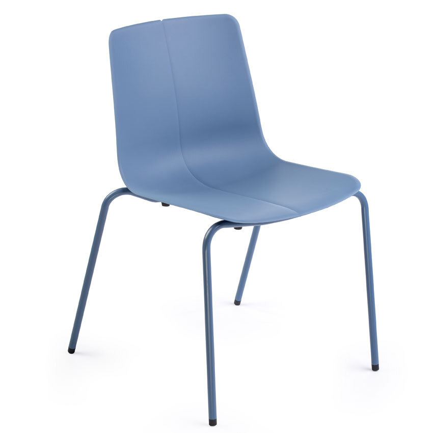 Silla Fija Aitana Polipropileno 4 Patas Sin Brazos