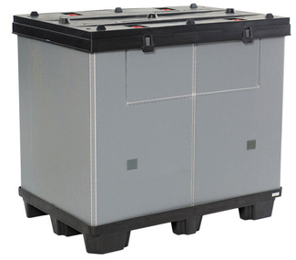Palet Box de Plastico TARPACK 100x120 4 Entradas 
