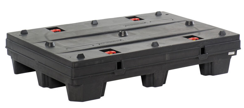 Palet Box de Plastico TARPACK 100x120 4 Entradas 