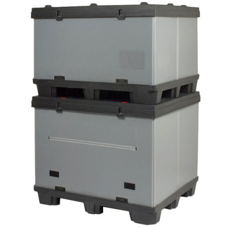 Palet Box TARPACK de Plastico 4 Entradas 80x120 