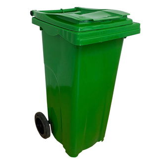 Contenedor de Basura Verde 120 litros 54 x 48 x 94 cm 