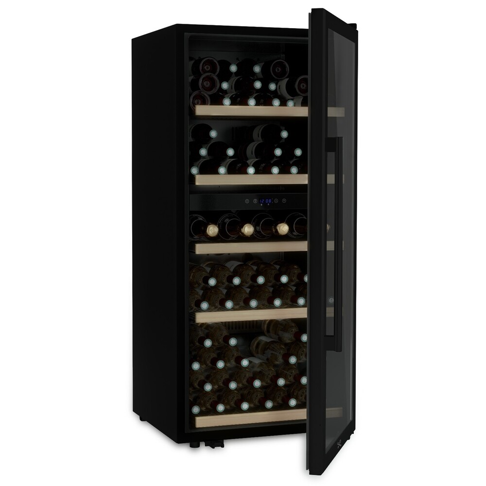 Vinoteca Negra 2 zonas de Temperatura 91 botellas CAVCDB91
