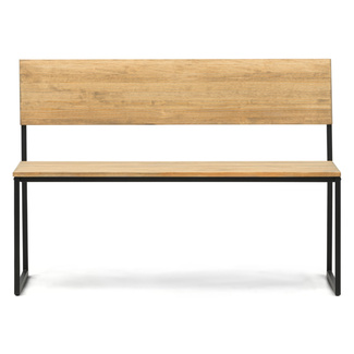 Banco Oxford Respaldo Desmontable ECO Madera Pino Vintage Box Furniture 