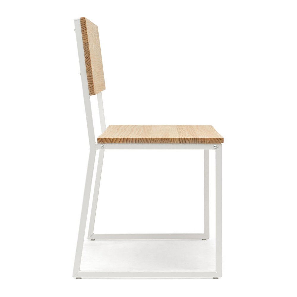 Banco Oxford Respaldo Desmontable ECO Madera Pino Natural Box Furniture 