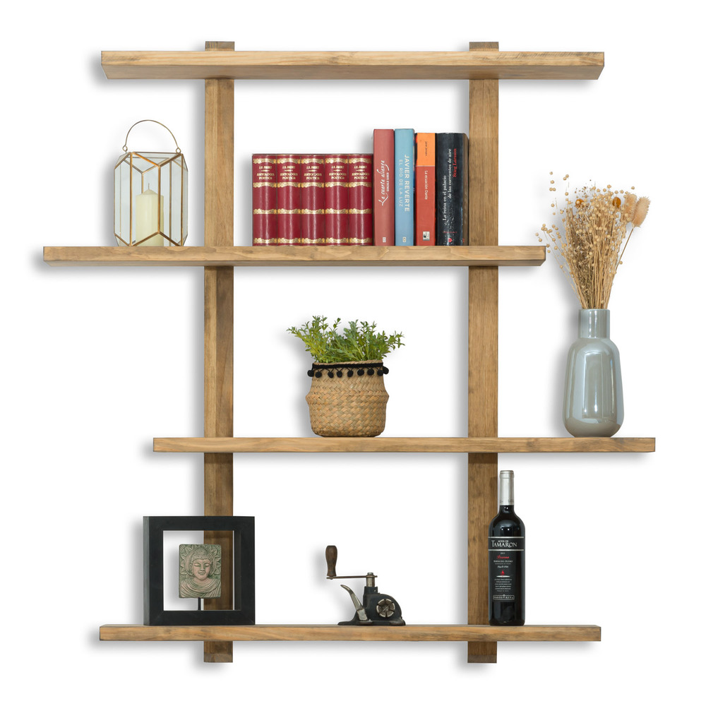 Estantería de Pared Personalizable Poole ECO-LINE Efecto Vintage Box Furniture