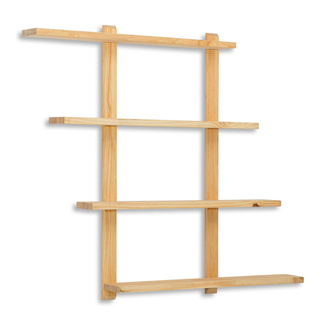 Estantería de Pared Personalizable Poole ECO-LINE Linaza Natural Box Furniture