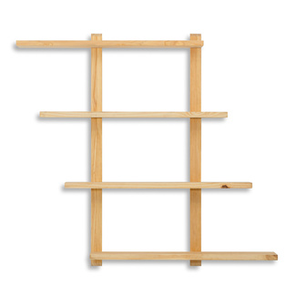 Estantería de Pared Personalizable Poole ECO-LINE Linaza Natural Box Furniture