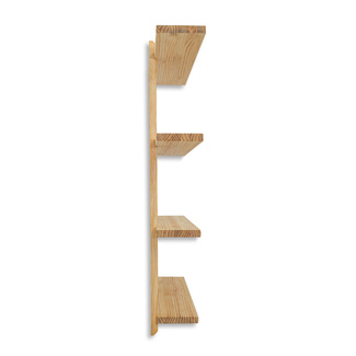 Estantería de Pared Personalizable Poole ECO-LINE Linaza Natural Box Furniture