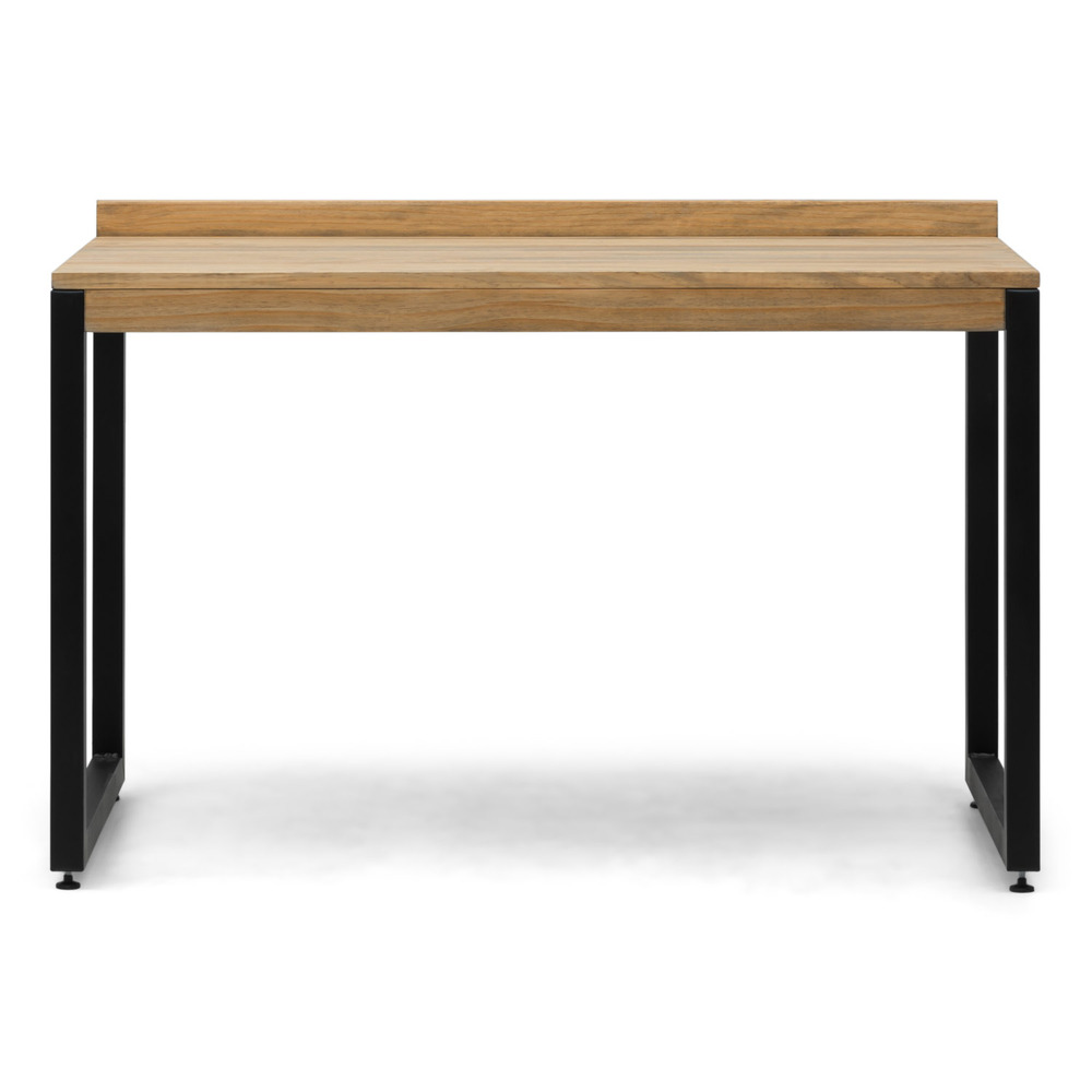 Mesa Despacho Eco-Line Acero Negro y Madera Pino Envejecido Box Furniture