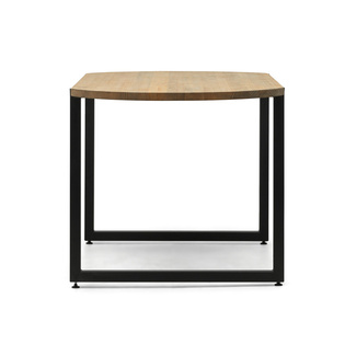 Mesa Comedor Uley Forma Especial Pata Negra y Madera Efecto Vintage Box Furniture