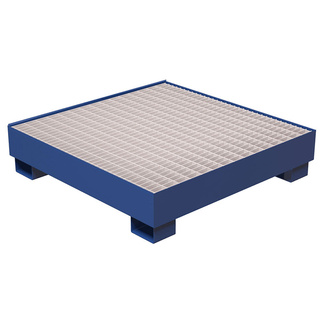 Cubeto de retención de acero para cuatro barriles modelo VRB-200