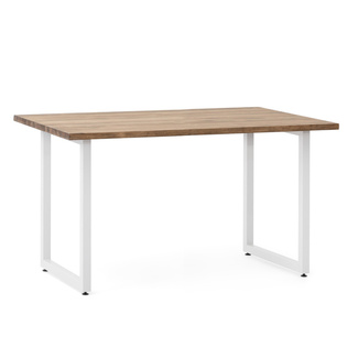 Mesa iCub Strong Blanca 120x80x75cm madera maciza de pino acabado envejecido estilo industrial Box Furniture Outlet