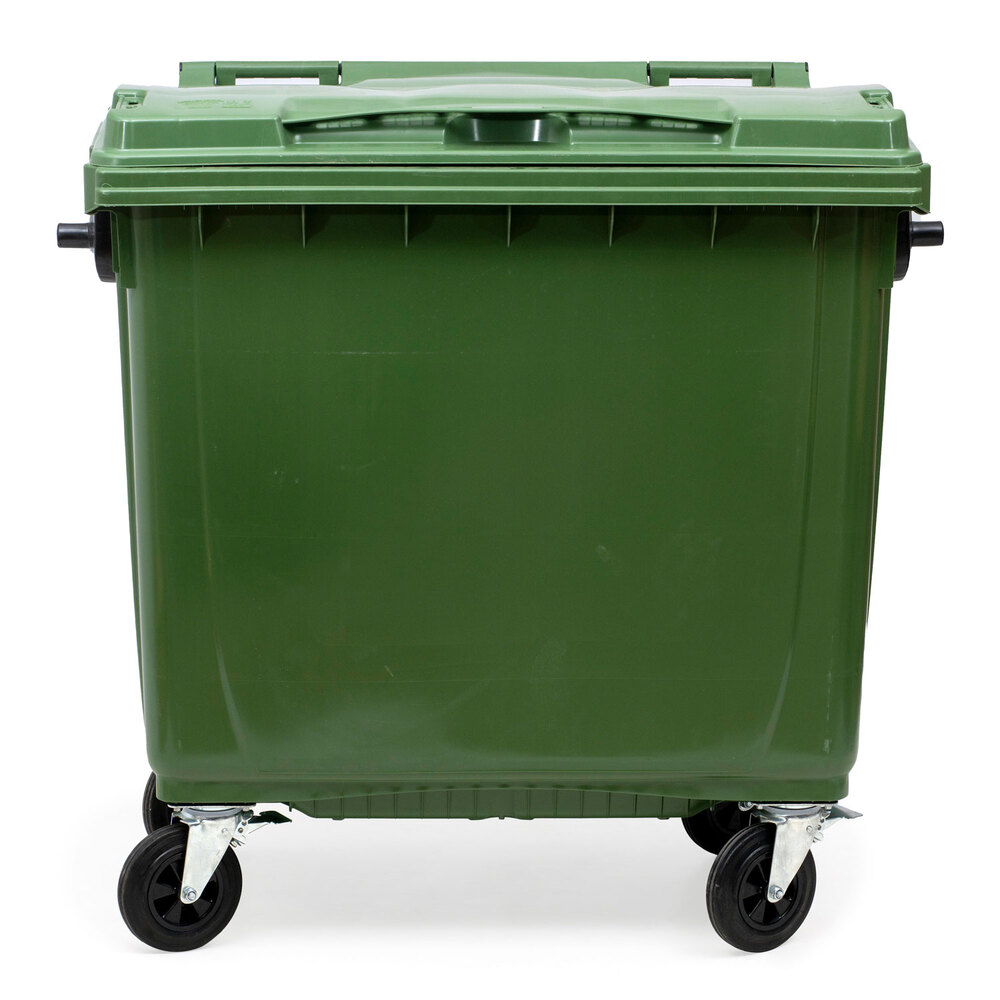 Contenedor Basura 770 litros Carga Trasera 4 Ruedas