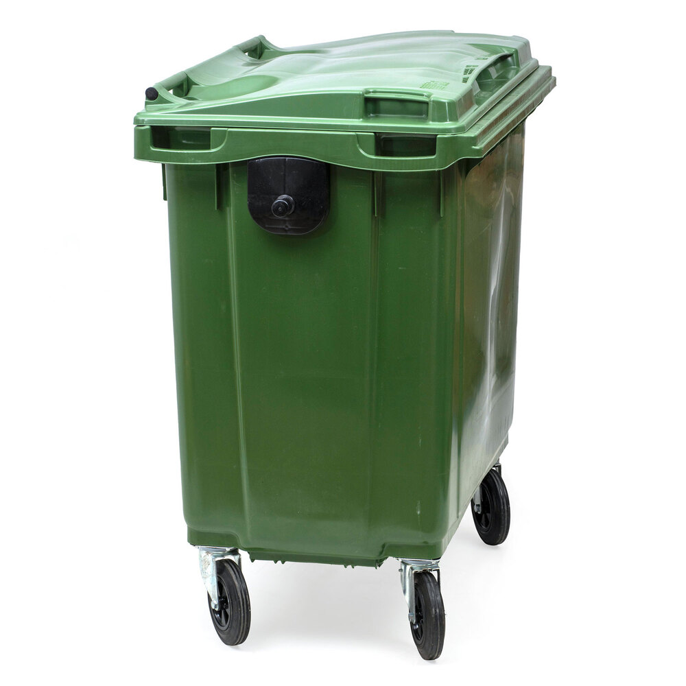 Contenedor Basura 770 litros Carga Trasera 4 Ruedas