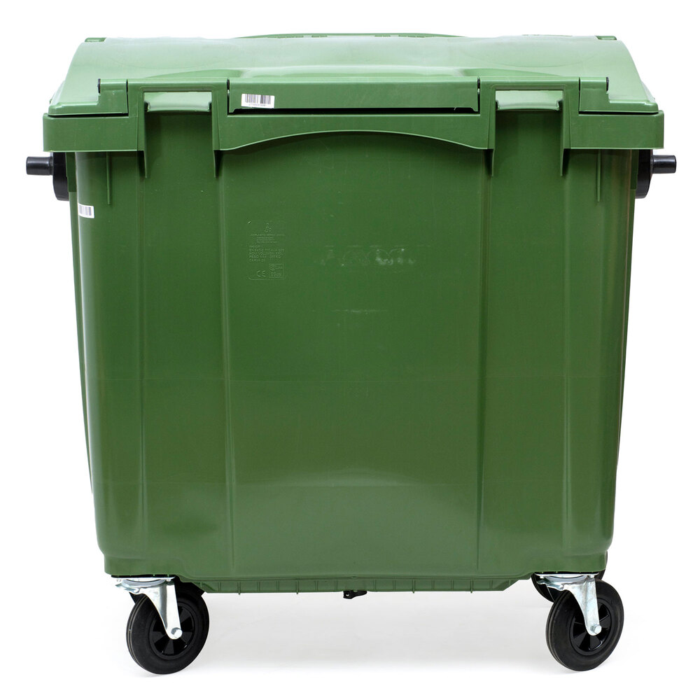 Contenedor Basura 770 litros Carga Trasera 4 Ruedas