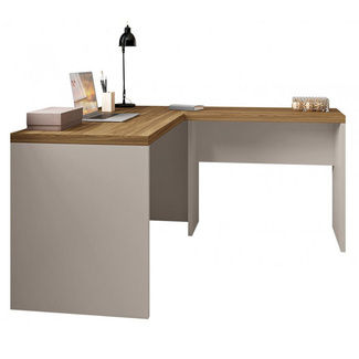 Mesa Oficina Studio 136 y Studio 90 Bilaminado Miel Cacao