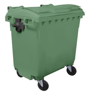 Contenedor Basura Serie Premium Tapa Plana 770 litros 