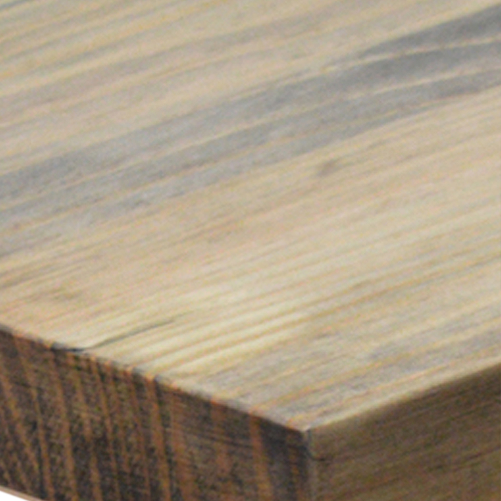 Recibidor Design de Madera de Pino Envejecida y Acero Blanco Mate 30 x 118 x 80 cm 