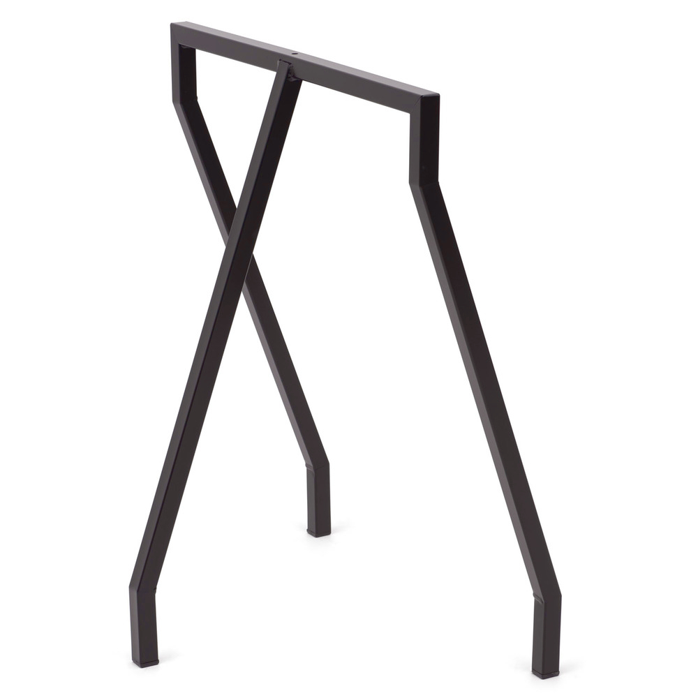 Conjunto Patas Caballete 3 Apoyos de Acero Crudo para Mesa 60 x 72 cm 