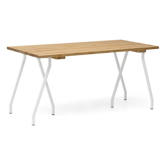 Pack de 2 Caballetes industriales de 3 Patas para Mesa BLANCO 60 x 72 cm 