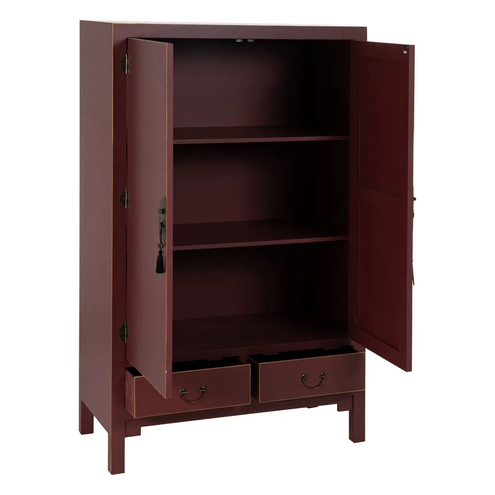 Armario Oriente de Madera 2 Puertas 45 x 100 x 160 cm 