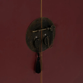 Armario Oriente de Madera 2 Puertas 45 x 100 x 160 cm 