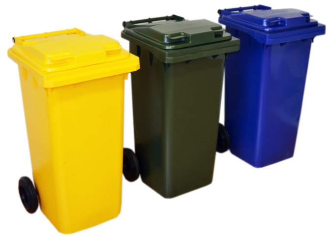 Contenedor Residuos 2 Ruedas 120L 555х480х937mm