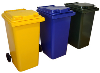  Contenedor Residuos 2 Ruedas 240L 721х582х1069mm
