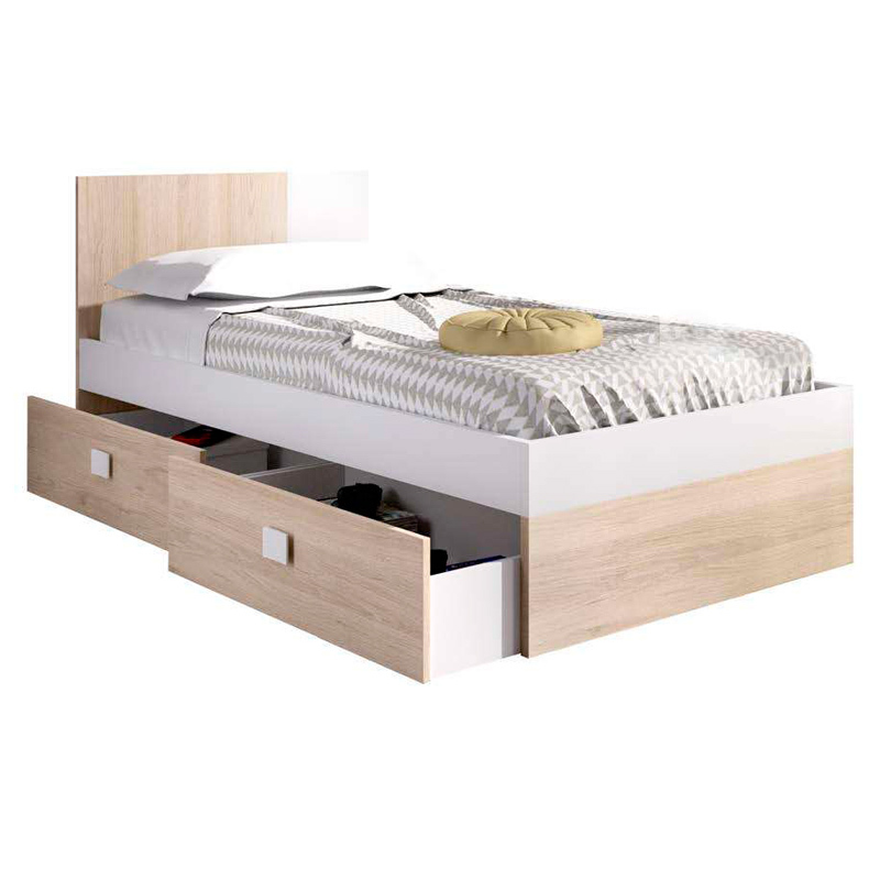 Cama Juvenil Dina 2 Cajones 