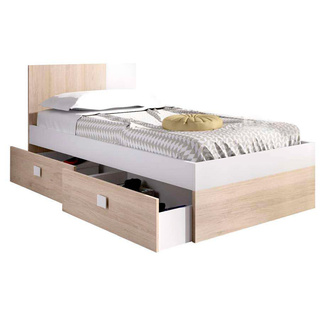 Cama Juvenil Dina 2 Cajones 
