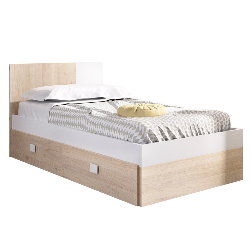 Cama Juvenil Dina 2 Cajones 