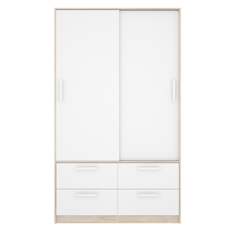 Conjunto Dormitorio Juvenil Top Pack 1 Blanco Natural 