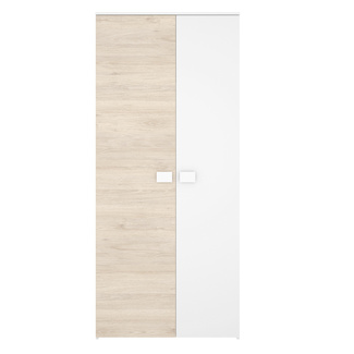 Conjunto Dormitorio Juvenil Top Pack 2 Natural Blanco
