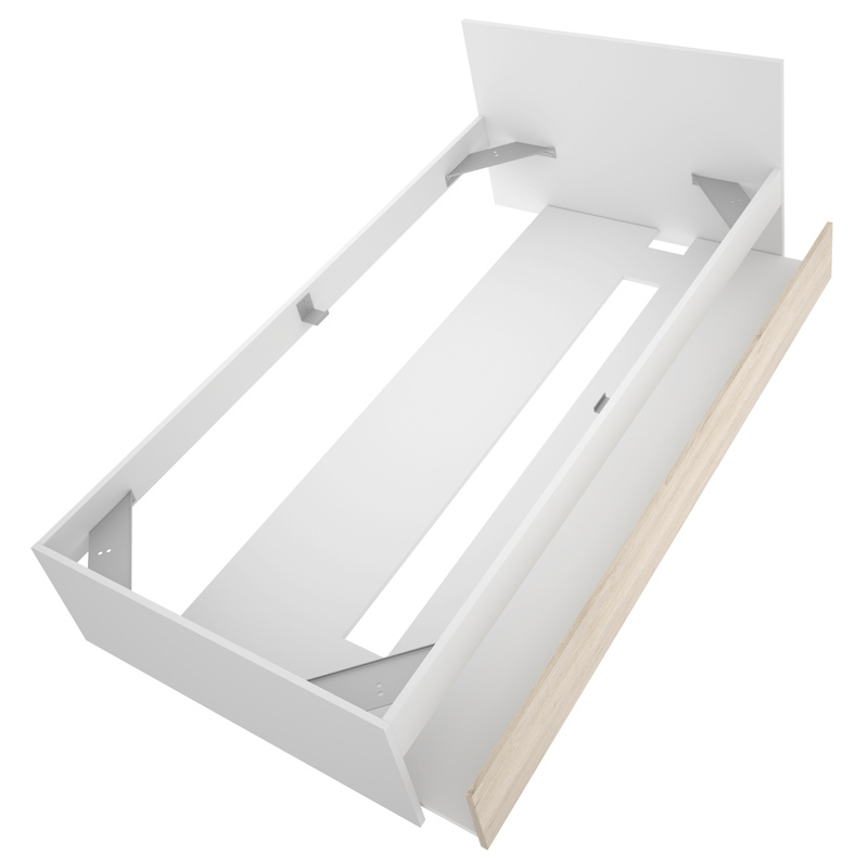 Conjunto Dormitorio Juvenil Top Pack 4 Blanco Natural