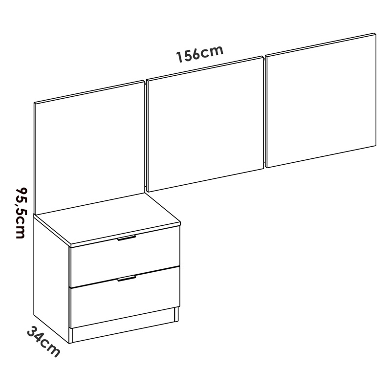 Conjunto Dormitorio Juvenil Bito 1
