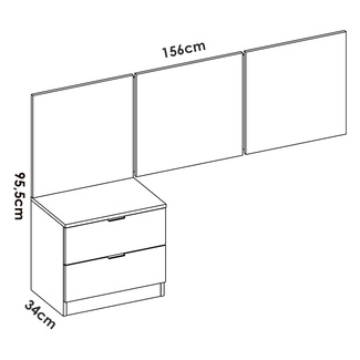 Conjunto Dormitorio Juvenil Bito 3