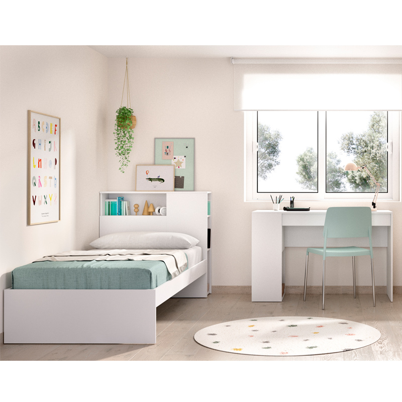 Conjunto Dormitorio Juvenil Ten Pack 5 Blanco
