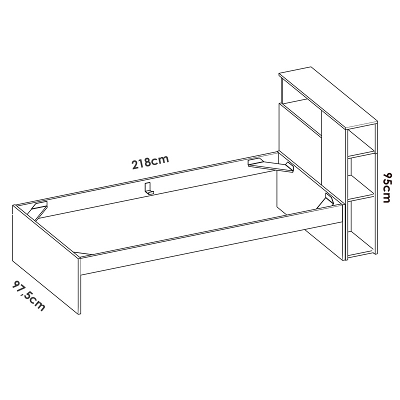 Conjunto Dormitorio Juvenil Ten Pack 5 Blanco