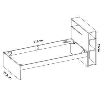 Conjunto Dormitorio Juvenil Ten Pack 5 Blanco