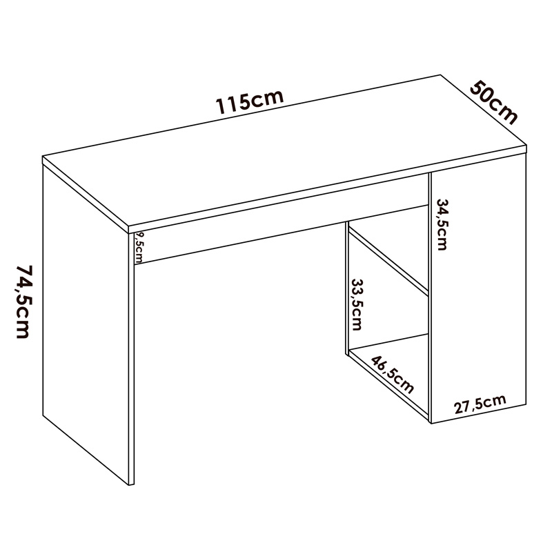 Conjunto Dormitorio Juvenil Ten Pack 5 Blanco