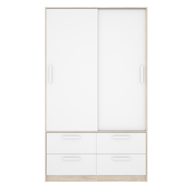 Conjunto Dormitorio Juvenil Ten Pack 6 Blanco Natural