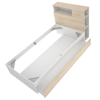 Conjunto Dormitorio Juvenil Ten Pack 7 Blanco Natural 