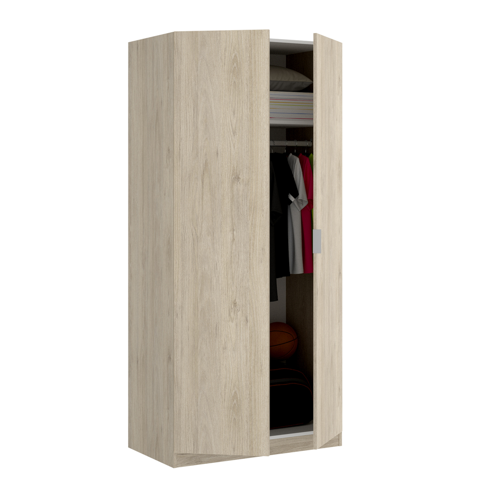 Conjunto Dormitorio Juvenil Ten Pack 7 Blanco Natural 