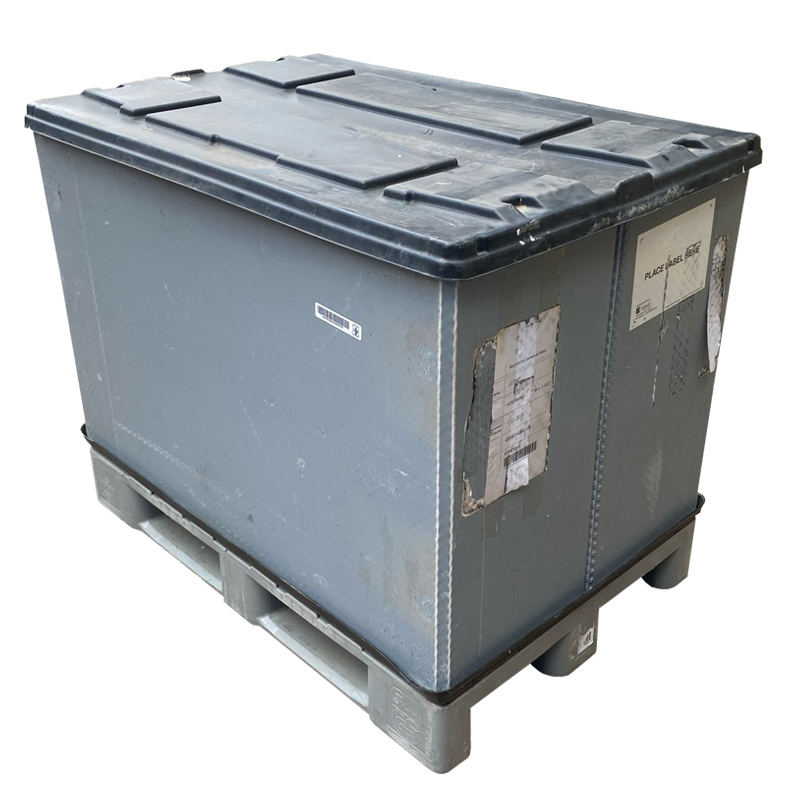 Contenedor Poly Box Usado Plegable 80 x 120 x 100 cm